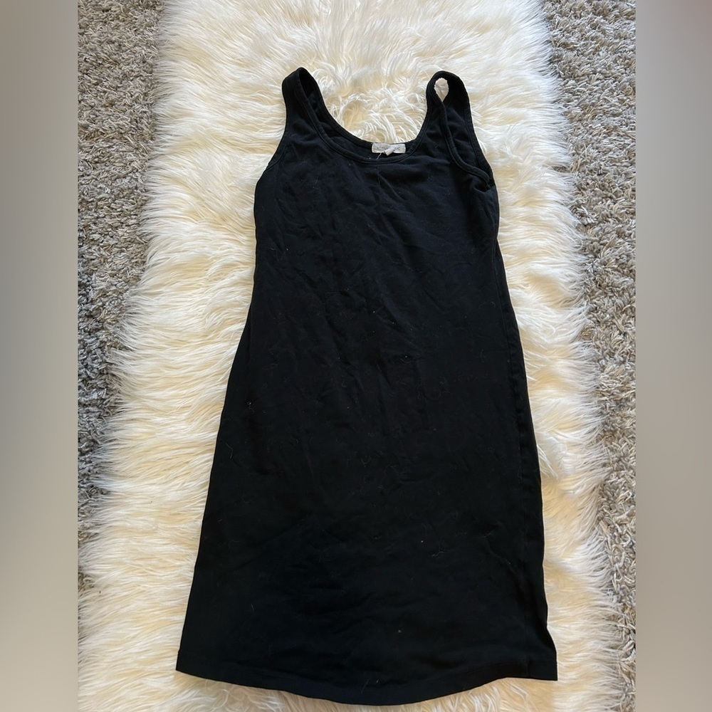 Black Sleeveless Mini Dress